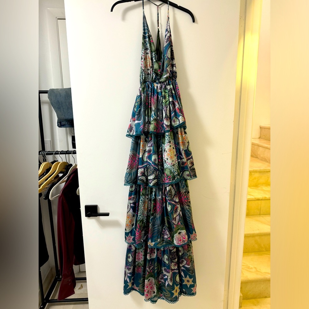 OndadeMar Maxi Tiered Dress - Size S